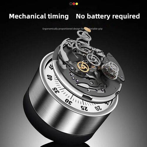 Magnet Adsorption Kitchen Timer Mechanical Alarm Clock Cooki