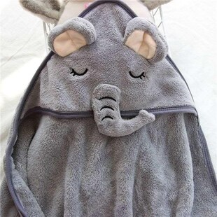 Baby Hooded Towels Newborn Bathrobe Bath Towel Kids Blanket
