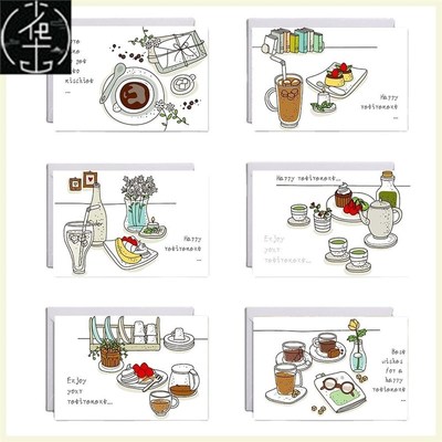 happy retirement卡片 wishing greeting card and envelope退休