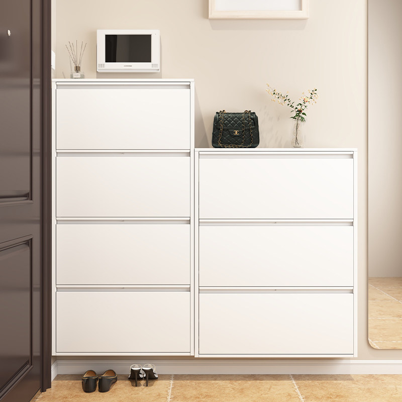 鞋柜超薄翻斗钢制玄关柜落地家用门口翻斗柜小户型省空间收纳鞋架,住宅家具,鞋柜,淘宝优惠券,粉丝福利购,淘宝优惠卷