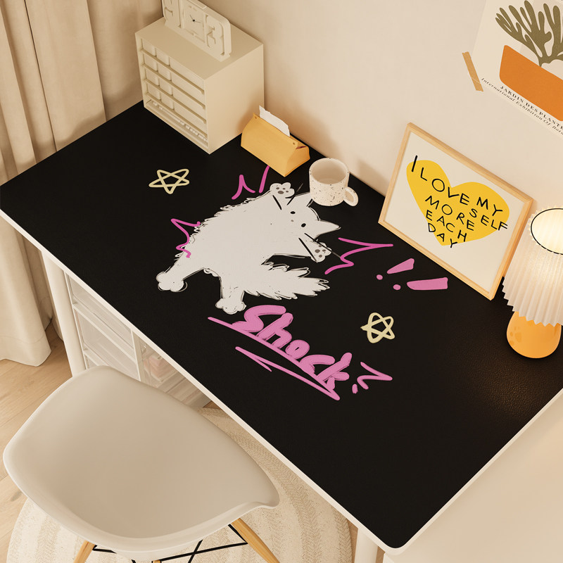 女生宿舍可爱书桌垫学生儿童学习写字专用桌面保护垫皮革防水桌布,居家布艺,桌布,淘宝优惠券,粉丝福利购,淘宝优惠卷