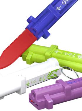 20cm 3D Print Spring Radish Knife Deformable Launch Soft Bul