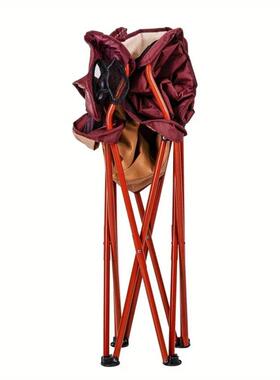 Oversized folding camping chair with cooler, progressive mou