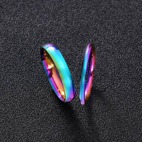 Couple Ring for Women and Man Titanium Steel Lovers Ring