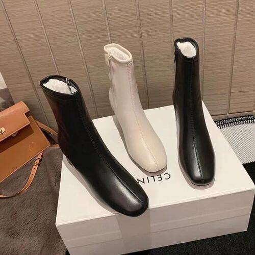 2023 Winter New Fashion Round Head Solid Color Plush Plus Wa