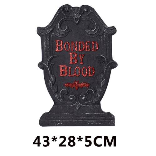 Halloween decoration Tombstone haunted house script kill set