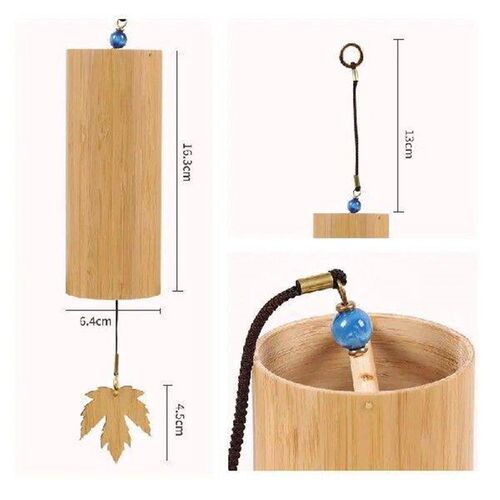 Vintage Bamboo Wind Chimes for Outside Chord 8 Notes