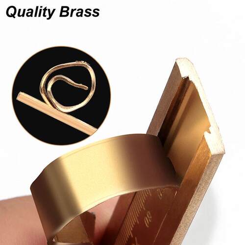 1pc Brass Vernier Caliper, Mini Precision Measuring Tool