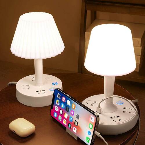 Smart LED Clock Bedside Digital Alarm Clocks Desktop Table E