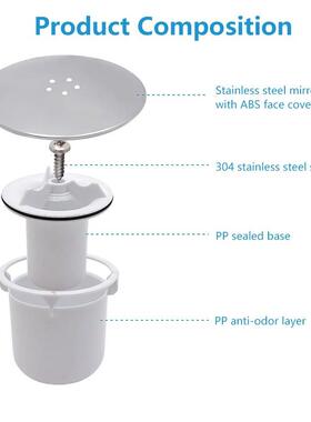 Plastic Floor Drain Toilet Insect-proof Anti-odor Deodorant