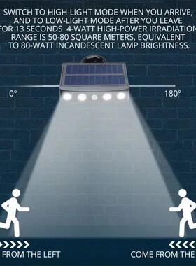 Powerful 4 LED Solar Security Lights Outdoor Decor Sensor Mo