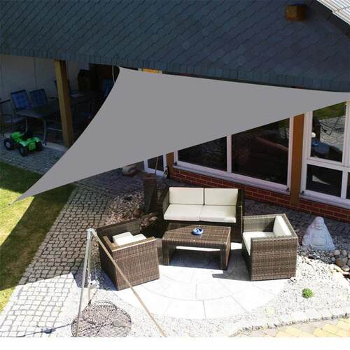 Triangle Sun Shade Sail Waterproof Outdoor Garden Patio Part