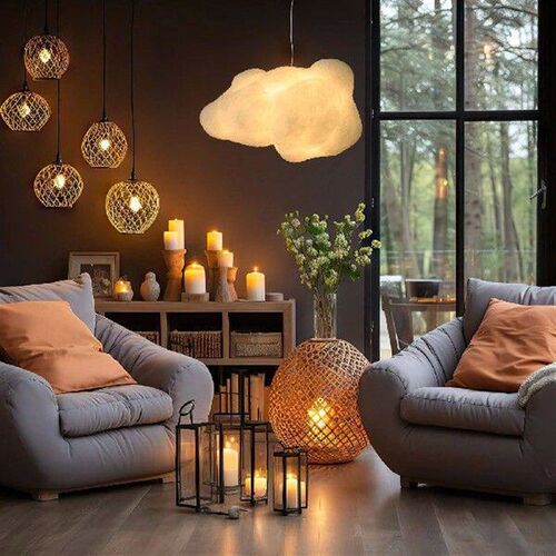 Creative Cloud Shape LED Pendant Lamp Fashion Cloth
