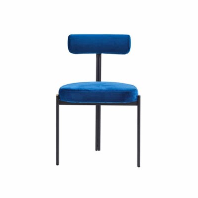 Nordic Dining Chairs for Kitchen Round Backrest Chair