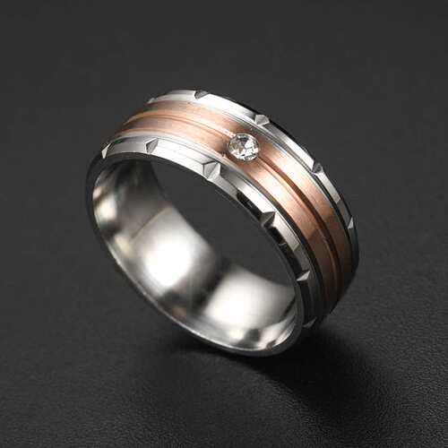 new batch flower special-shaped room two-color step diamond