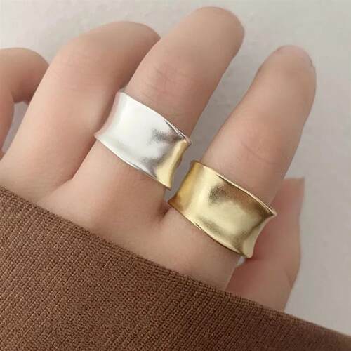 Sterling Silver Rings For Women Simple Finger Open Vintage