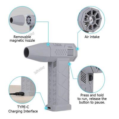 130,000RPM Air Blower Turbo Jet Fan Electric Power Display H