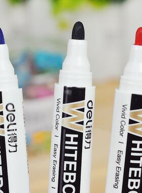 Deli Office School Erasable Whiteboard Marker Pen加墨Oil Ink