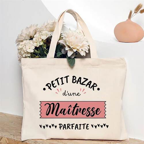 My Maitresse Is The Greatest on Earth Printed Canvas Shoulde