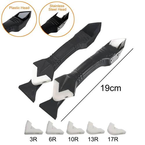 5 in 1 Silicone Spatula Window Cleaning Tool Sealant Smooth