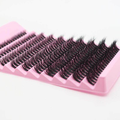 DIY Eyelash Extension Kit 200pcs Individual Lashes Cluster