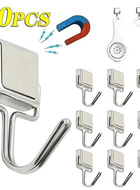 10PCS Strong Magnetic Hooks Multi-Purpose Storage Hooks Home