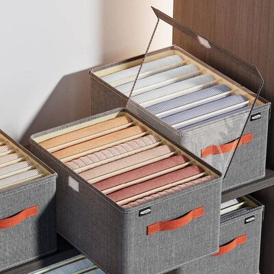 Clothes Storage Box With Lid Bedroom Drawers Organizer For U