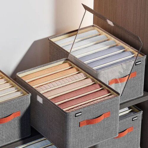 Clothes Storage Box With Lid Bedroom Drawers Organizer For U