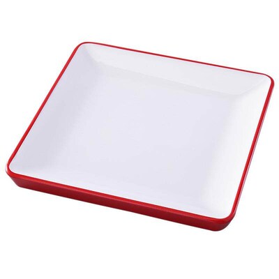 Melamine tableware Nordic style plastic plate rectangular