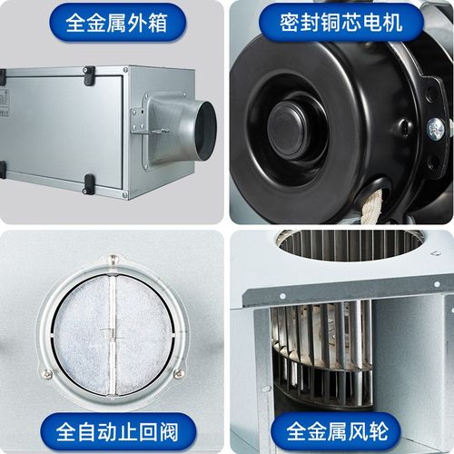 正野直流风机低噪工业管道扇强力金属排气扇室内排烟高效换气商用