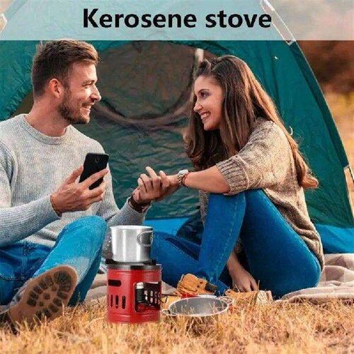 1.5L Camping Kerosene Stoves Portable Cooking Stove Iron