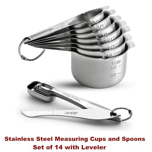 Measuring Cups and Spoons Cooking Baking Kitchen Gadgets