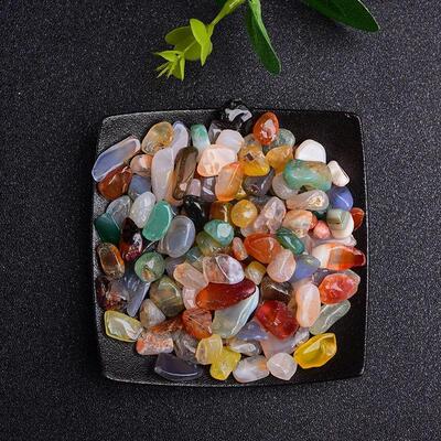 50/100g Natural Crystal Amethyst Agate Irregular Mineral Hea