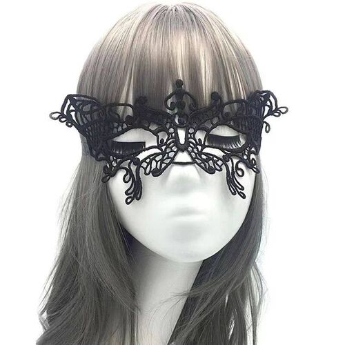 Women Gothic Lace Mask Cosplay Halloween Party Carnival