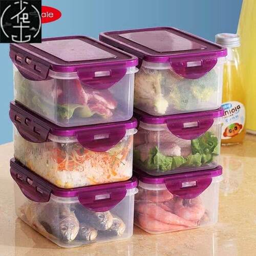 kitchen plastic food fruit storage box crisper container can