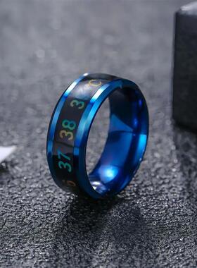 Temperature Ring Titanium Steel Mood Emotion Feeling