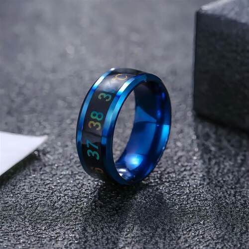 Temperature Ring Titanium Steel Mood Emotion Feeling