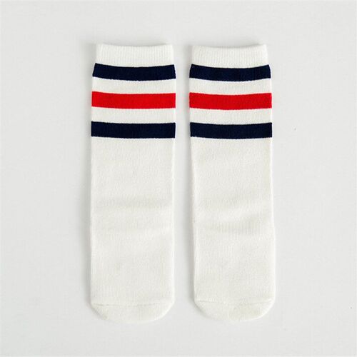 New Kids High Tube Socks Red Tie Calf Socks 0136 Years Cotto