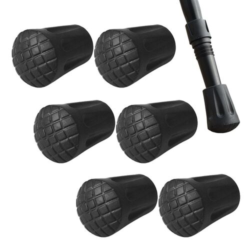 New 6Pcs/set Nordic Walking Pole Stick End Trekking Pole Tip