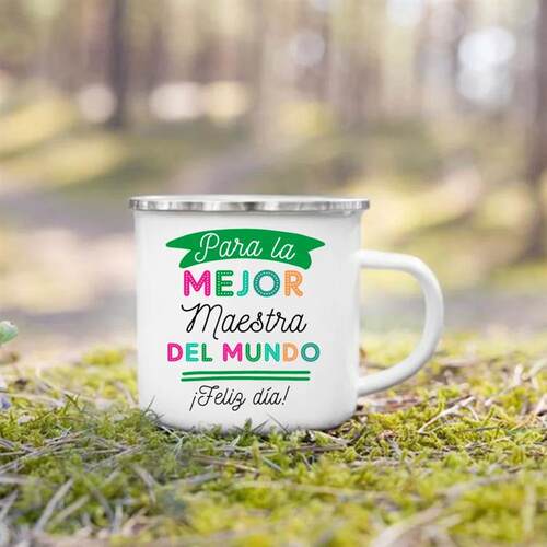 Best Teacher in The World Spanish Printed Mug Creative Coffe