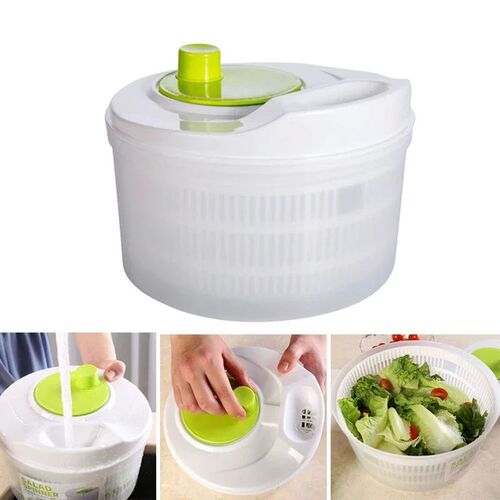 Multifunction Salad Spinner Lettuce Dryer Manual Vegetable D