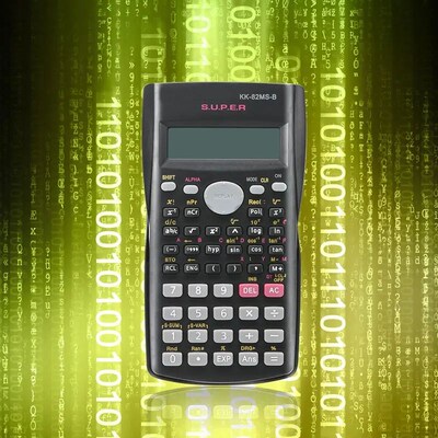 Scientific Calculator with 240 Functions and 2-Line Screen M