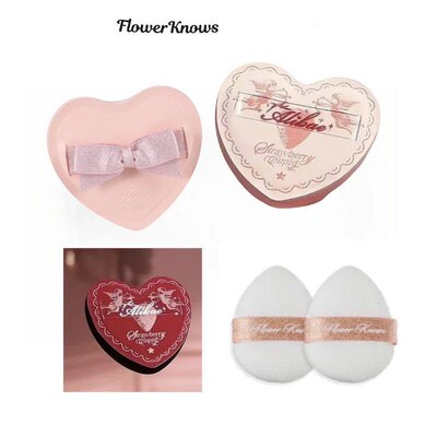 Flower Knows Powder Puffs for Flawless Makeup Application, C