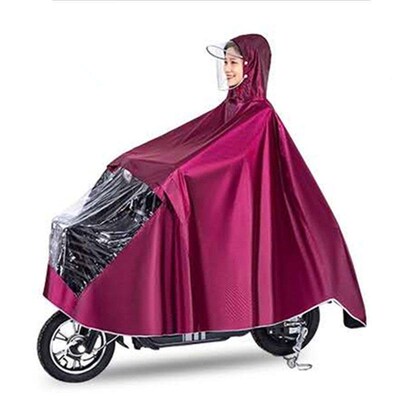 Raincoat Electric Car Motorcycle Double Brim Single Double M