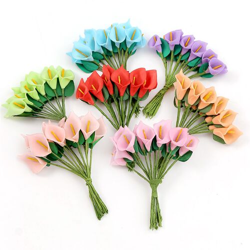 Mini Artificial Flowers PE Foam Fake Flower for Home Decor P