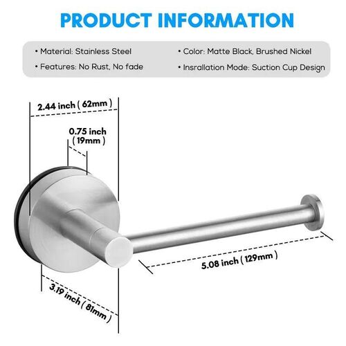 Stainless Steel Paper Towel Holder Toilet Roll Paper Holder
