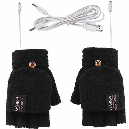 Double-Sided Heating Gloves Washable Rechargable Mittens War
