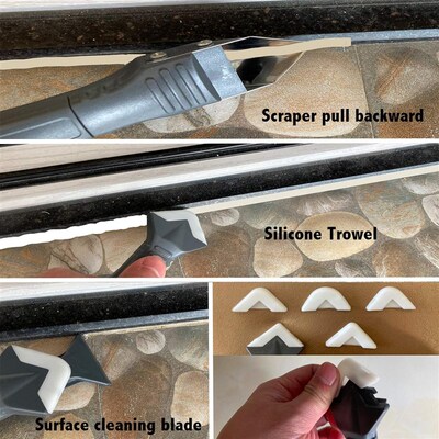Silicone Caulking Tools Sealant Finishing Tool Grout Scraper
