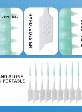 150Pcs/box nterdental Brush Soft Rubber Teeth Cleanng Tools