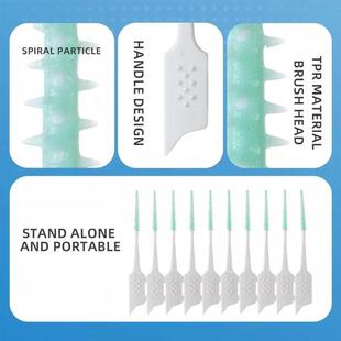 150Pcs/box nterdental Brush Soft Rubber Teeth Cleanng Tools